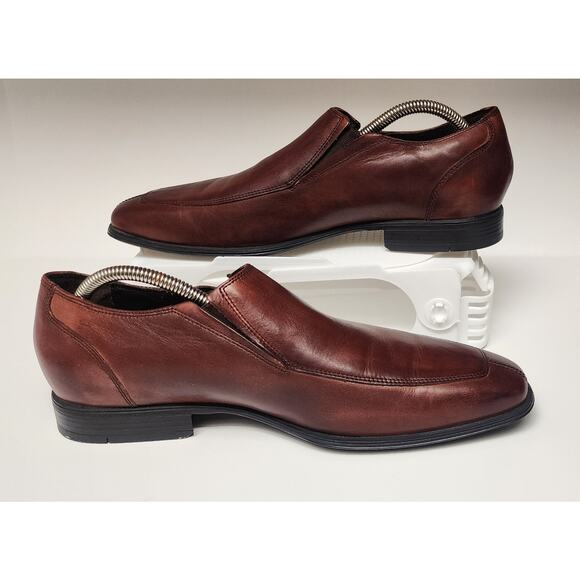 Cole Haan Shoes Men's Brown Slip-On Casual Dress Loafer Shoes Size 9.5 M - Picture 1 of 11
